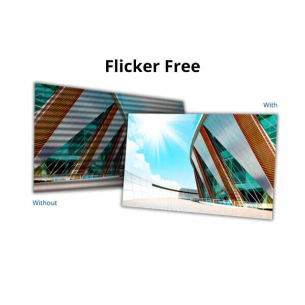Fitur Flicker Free Monitor AOC 24B2XHM 24 Inch