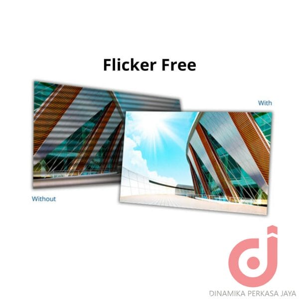 Fitur Flicker Free Monitor AOC 24B2XHM 24 Inch